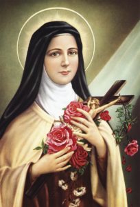 st-therese-with-roses